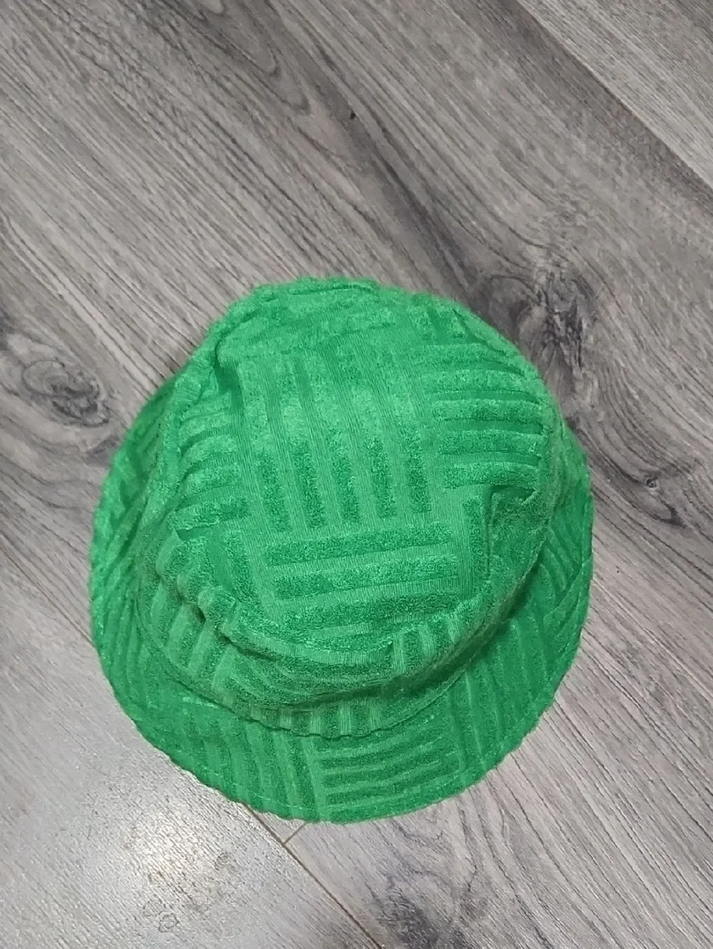 Kelly Green Terrycloth Bucket Hat